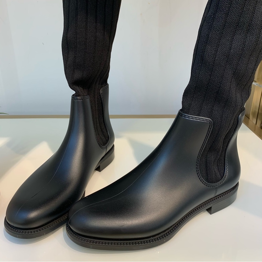Givenchy Black THIGH SOCK BOOTS SIZE 36 - Picture 3 of 5